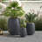 Durable Mgo Planters Set, Modern Style For Indoor Outdoor Use