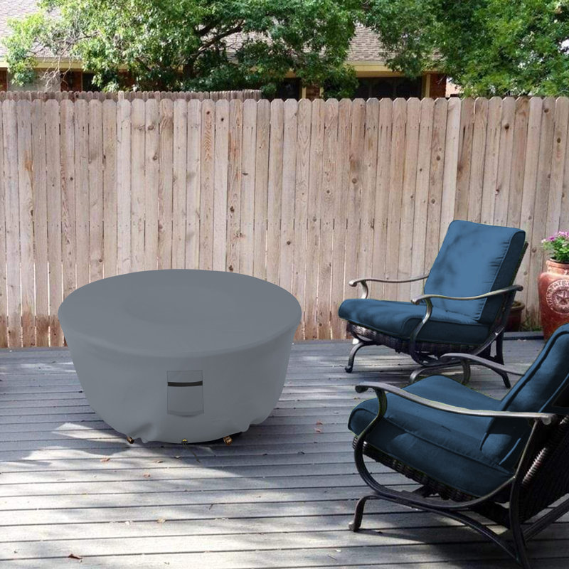 Outdoor Cover, 61cm H x 203.2cm W x 203.2cm D, Grey