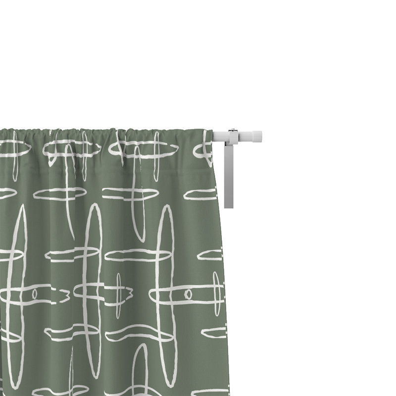 Paire de rideaux semi-transparents Vegas, L 40 po x L 82 po