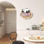 Horloge murale Panda, jolie décoration murale silencieuse, décoration murale créative pour chambre d'enfant, décoration de chambre d'enfant