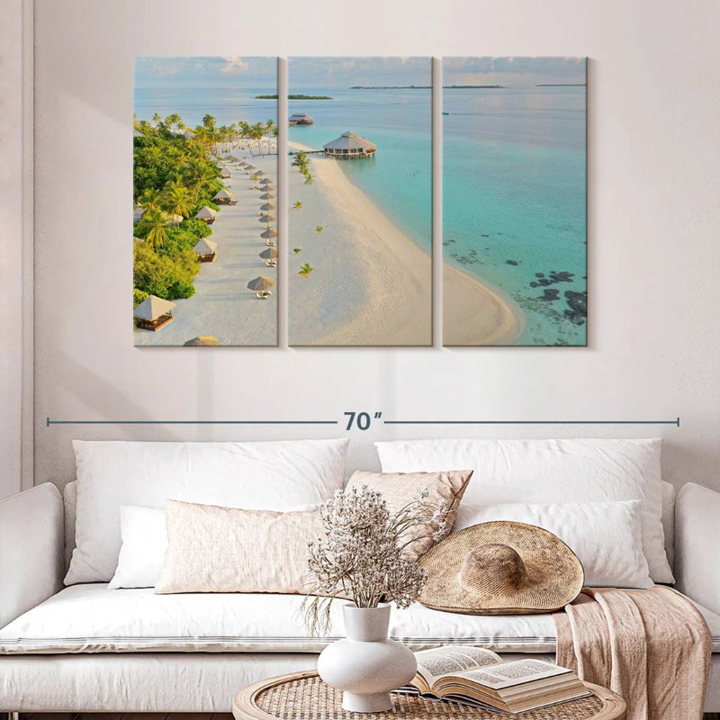 Gillard Dhonfanu Island Coast, H 32 po x l 50 po
