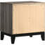 Table de chevet 2 tiroirs Grey Oak