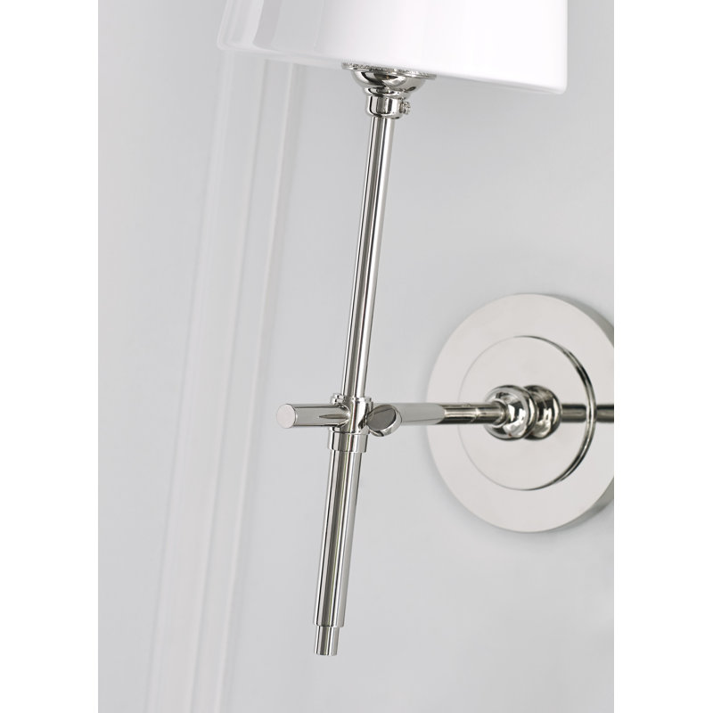 Thomas O'Brien Bryant Sconce, Polished Nickel