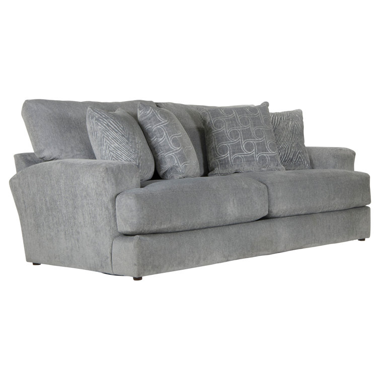 90" Recessed Arm Sofa with Reversible Cushions