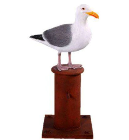 Calissa Seagull On Post Life Size Statue