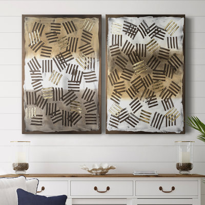 Raffia Palm I-Premium Gallery Wrapped Canvas -Ready to Hang