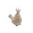 Ravi Resin Bird Figurines with Crown Detailing and Textured Bodies Decorative Polyresin Animal Sculptures Whimsical Crackled Design Ornament Accents for Display Shelf or Mantel-1009531904