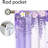 2PCS Wisteria Flower Style Decor Light Filtering Curtain with Purple Floral Cascade Pattern, Spring Refresh, Easy Hang Rod Pocket Design, All-Season Curtains for Home Living Room Bedroom Study Cabinet Decoration-128970974