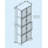 72.4" Tall Storage Cabinet Tall Storage Cabinet With 8 Doors And 4 Shelves-2047993897