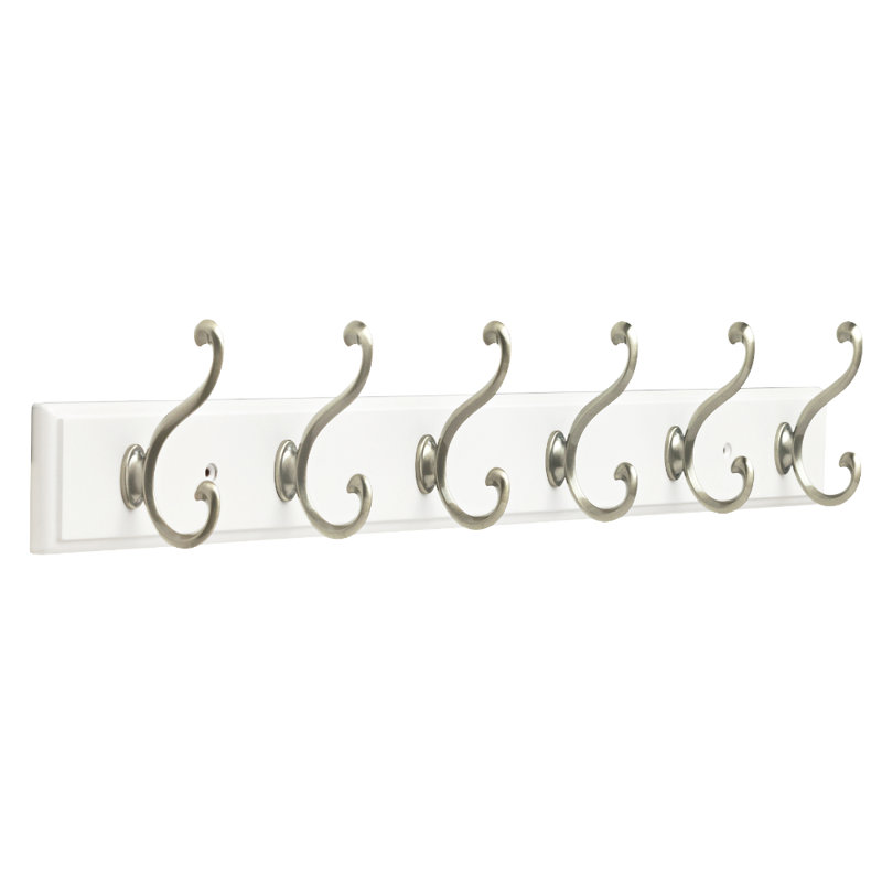 Huie Wall 6 - Hook Wall Mounted Coat Rack