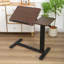 Overbed Bedside Desk, Mobile Rolling Laptop Stand Tilting Overbed Table With Wheels, Height Adjustable Side Table-1926062879