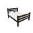 Brown Solid Wood Twin Bed Frame