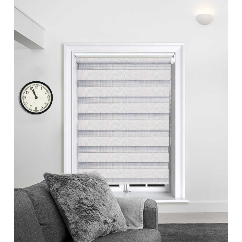 Roller Blind, Gray, 60"W x 165"L