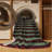 Machine Washable Horizontal Stripes Brown Area Rug-1941680141