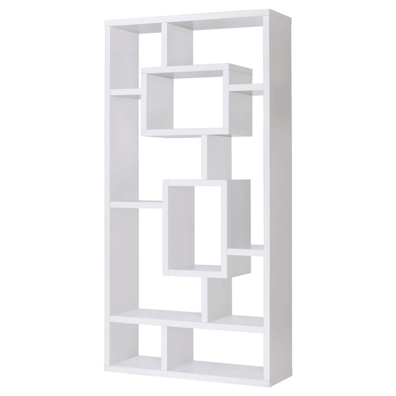 Bibliothèque à 10 tablettes, Blanc