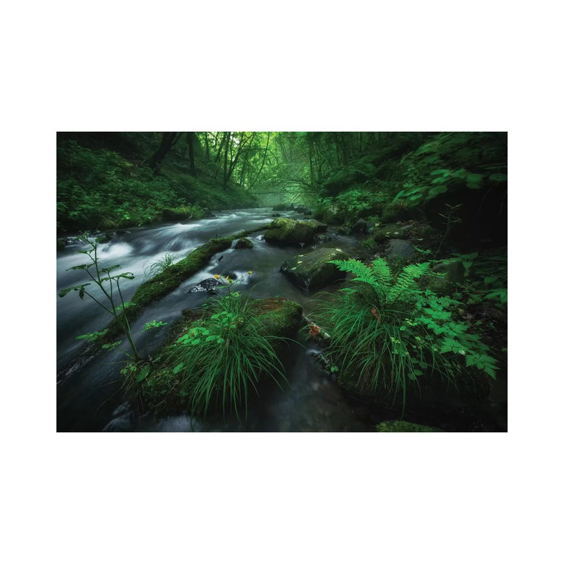 Summer In Japan XIV by Daisuke Uematsu - Print on Canvas, 20.32cm H x 30.48cm W x 1.91cm D, Wrapped Canvas