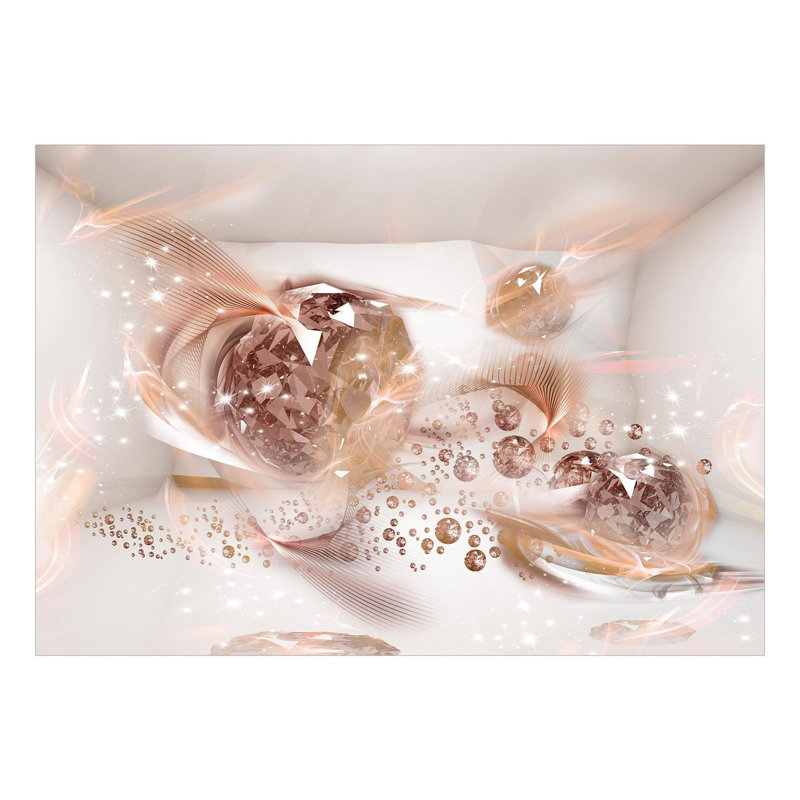 Peel & Stick Wall Mural, Pink, 115" W x 82" L