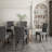 Wexford Collection Set of 2 Mid-Century Modern Parsons Dining Chairs, Upholstered Faux Leather Dining Chairs with Solid Wood Legs, High Back Side Chairs for Dining Room, Kitchen or Breakfast Nook, Gray-1185341573