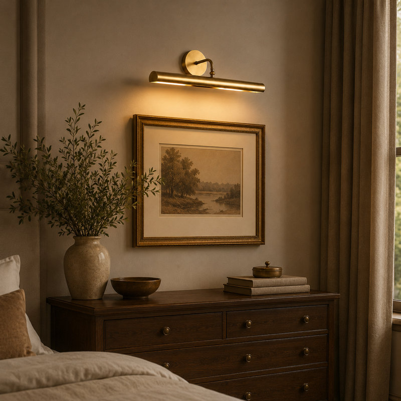 16 Inch Solid Brass Picture Light