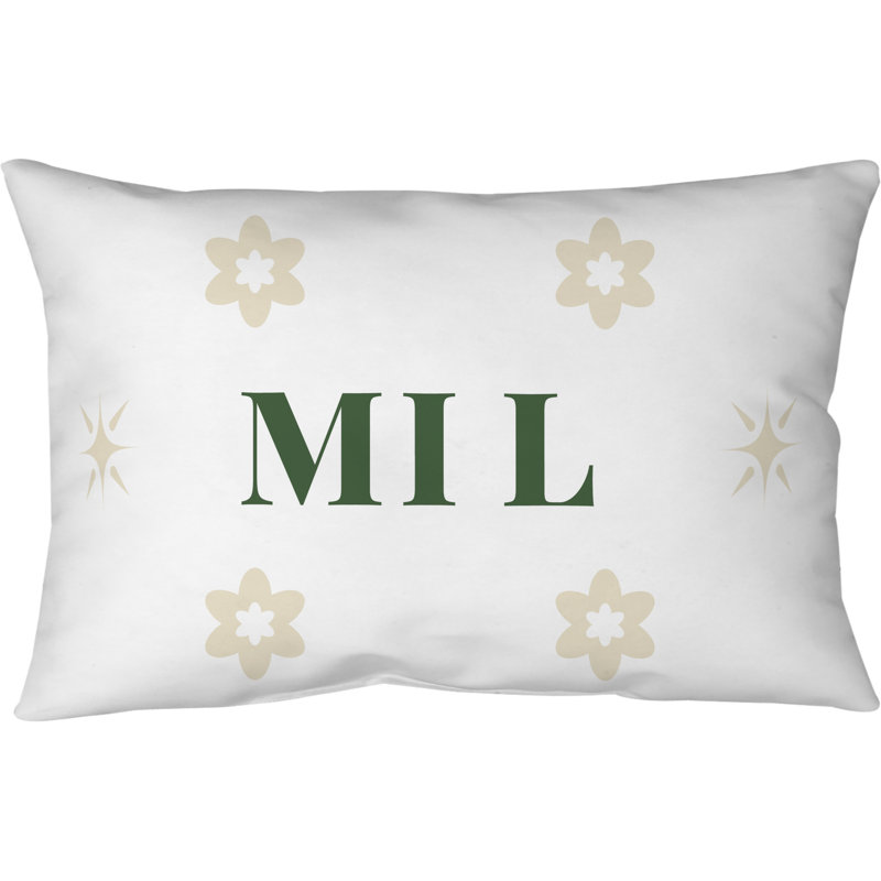 Coussin Milwaukee Basketball Colors, Blanc / crème / vert