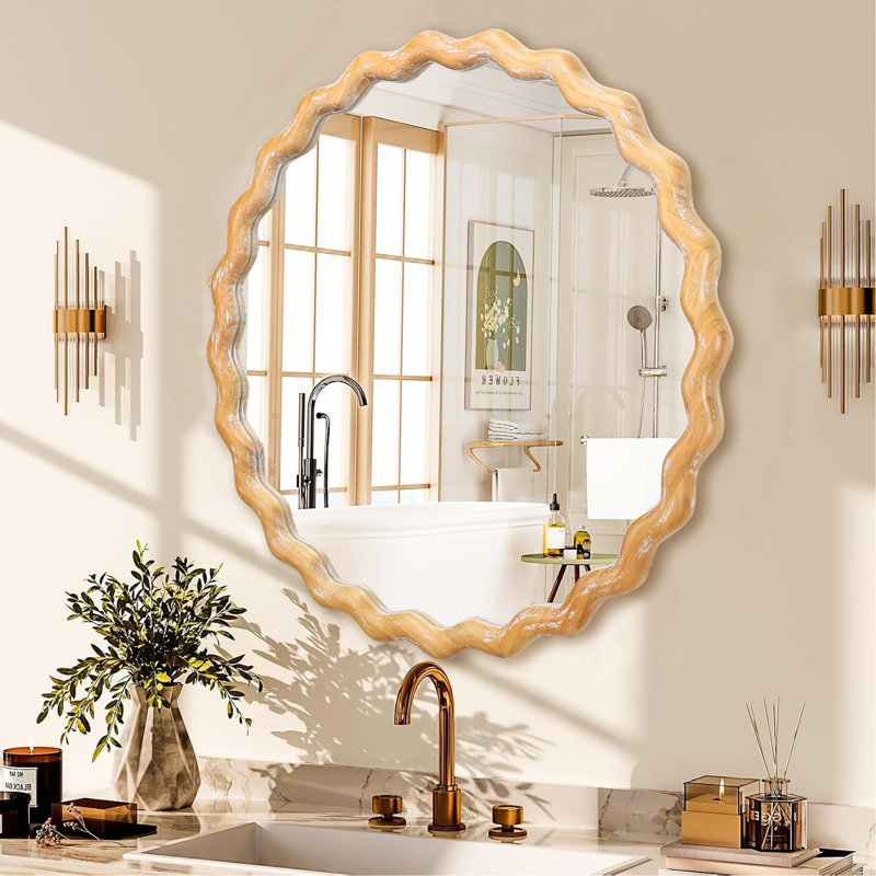 Miroir mural rond 27,5 po