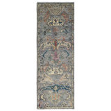 New Turkmen Afghan One-of-a-Kind Runner 2'10" X 8'3" Area Rug