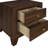 Anza Walnut 2-Drawer Nightstand Bedside Table