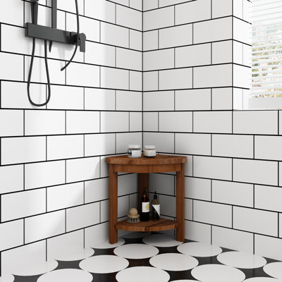 Solid Teak Shower Stool 