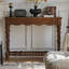 Console noire en bois massif-1660432916