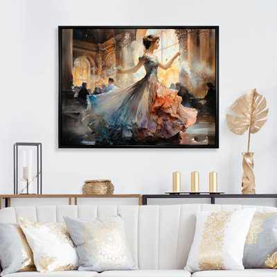 «Fashion 1890S Belle Portrait II», reproduction sur toile