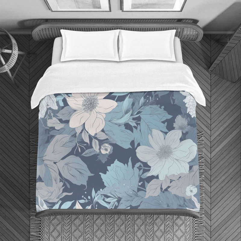 Literie florale, Housse de couette simple
