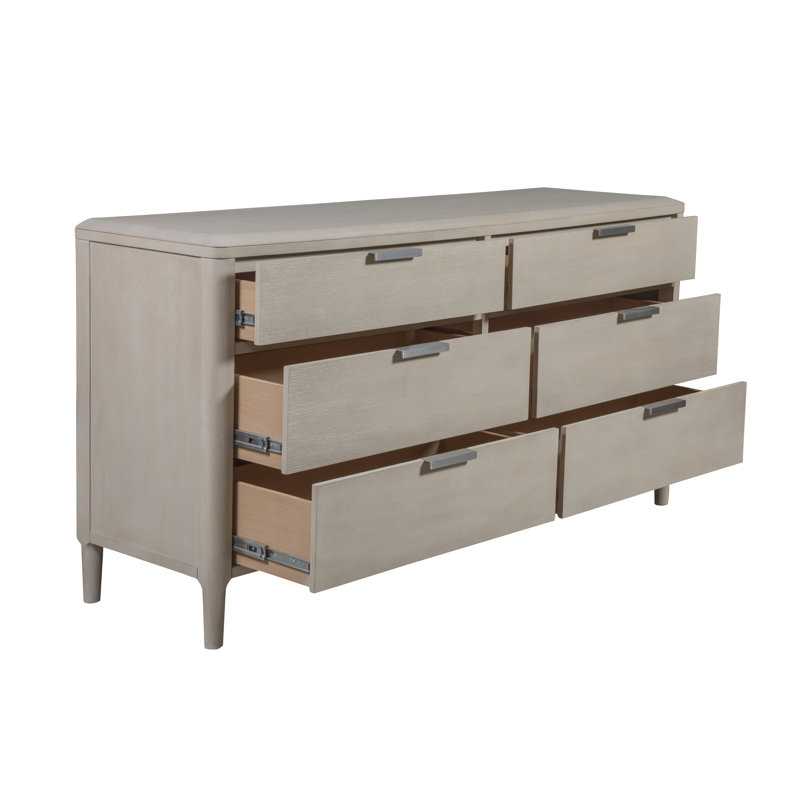 Commode double 6 tiroirs avec miroir Catarina