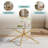 Dederick Glass Top Metal Base Dining Table-1986295953