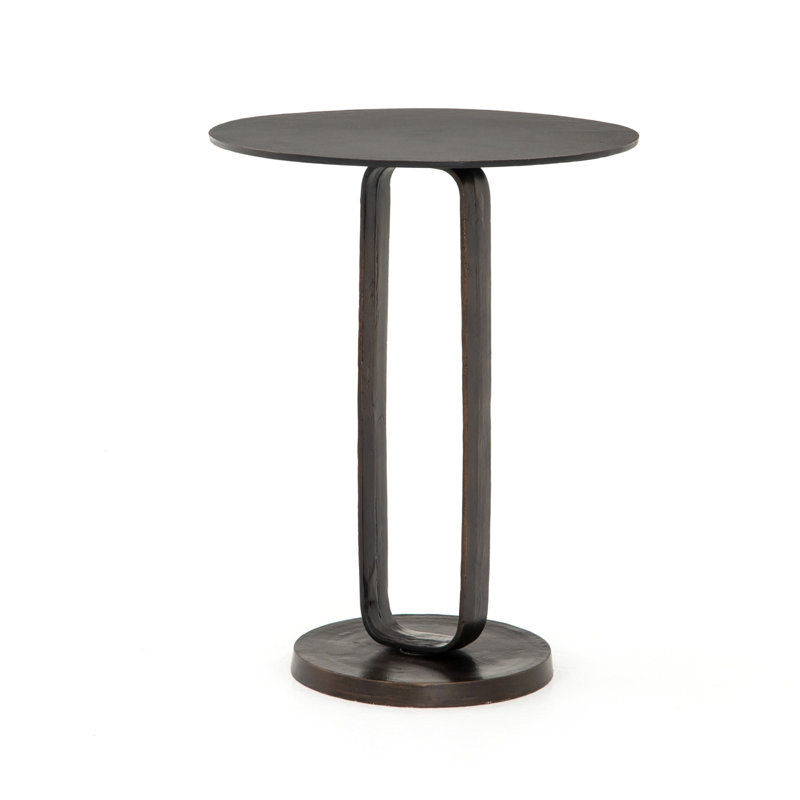 Adair End Table, Antique Rust