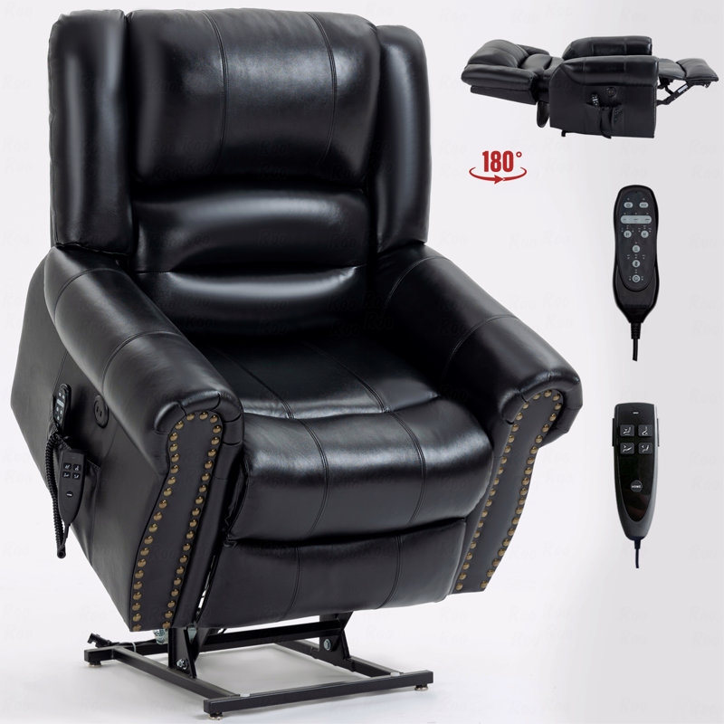 Fauteuil inclinable électrique Power Lift, Noir