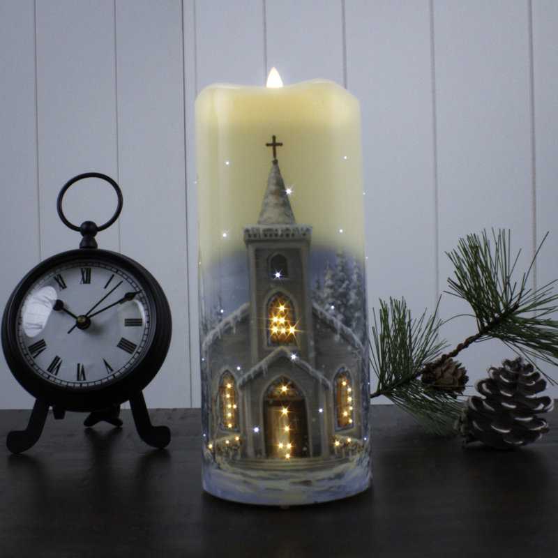 Bougie en fibre optique The Chapel