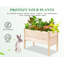 Jardin surélevé en bois 4 pi x 2 pi