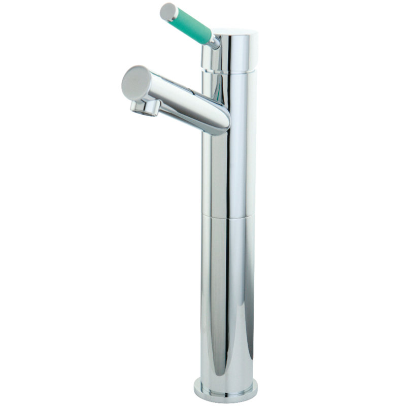 Green Eden Vessel Sink Faucet, Polished Chrome