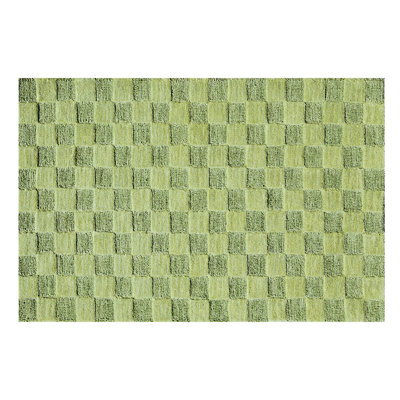 Moss Checkerboard Rug