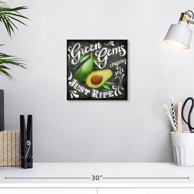 Yarlin Chalkboard Avocado