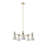 5-Light Metal Chandelier