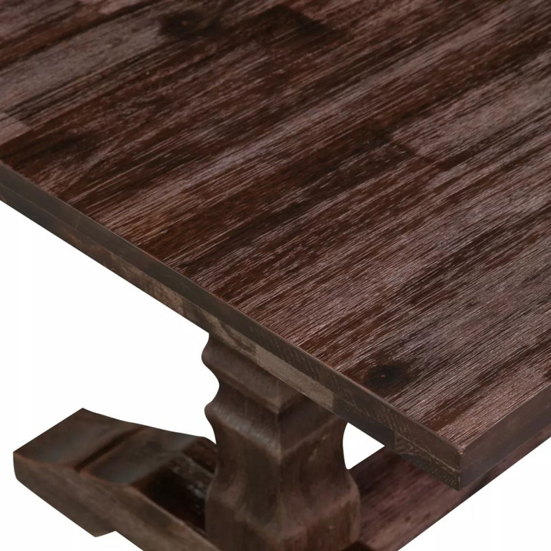 Wexler Solid Wood Trestle Coffee Table