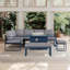 Fireplace Outdoor Sofa Set