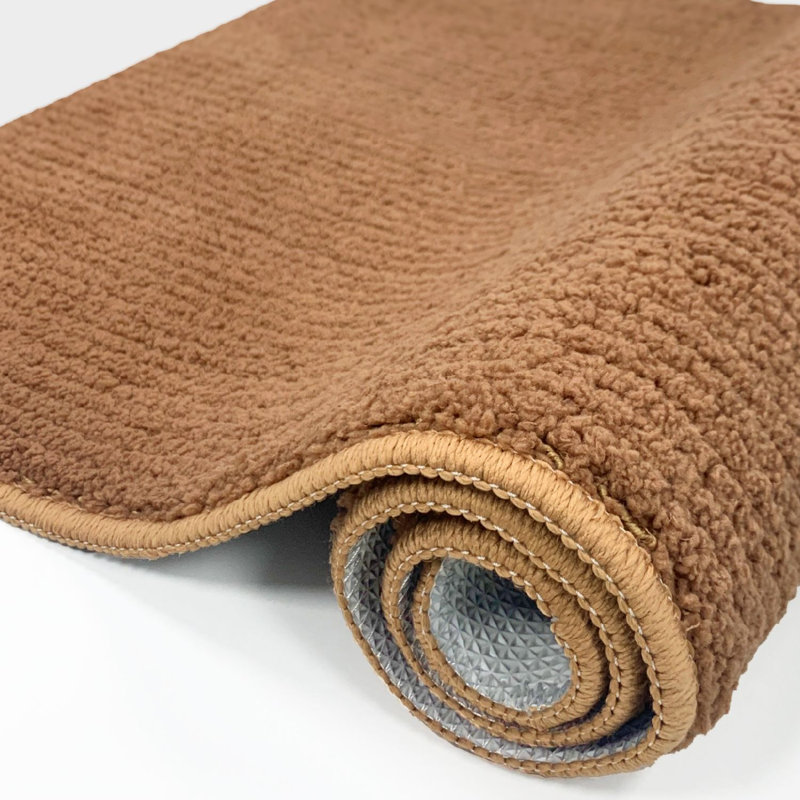 Tapis de cuisine Dawon, Rectangle 6 pi 7 po x 1 pi 5 po, Brun