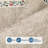 Washable Area Rug 10x13ft – Soft Low Pile Floral Edge Carpet, Modern Non-Slip Accent Rug for Living Room, Bedroom, Dining Room, Lightweight Thin Farmhouse Aesthetic, Light Beige-725831909-725831904
