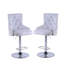 Tabouret de bar pivotant en velours Avryn-225315677-186869117