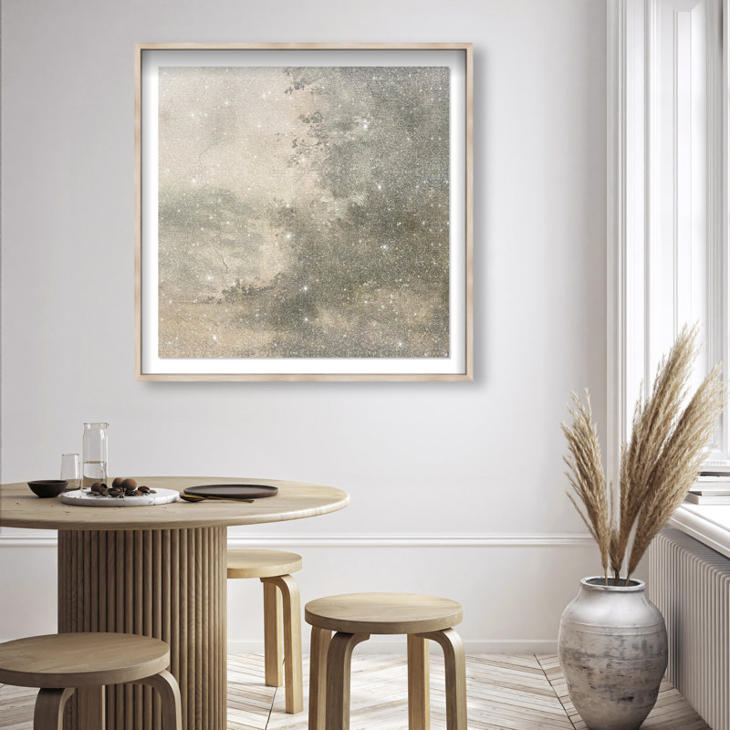 Crumbled Verdancy Shadowbox Landscape & Nature Print by Oliver Gal, Black Frame, 12 x 12, 41.5"H x 41.5"W, Natural Oak Frame
