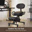 Fauteuil ergonomique à genoux avec dossier, améliore la posture, coussins épais, roues verrouillables pour la maison et le bureau, AKONI 512-2131770966