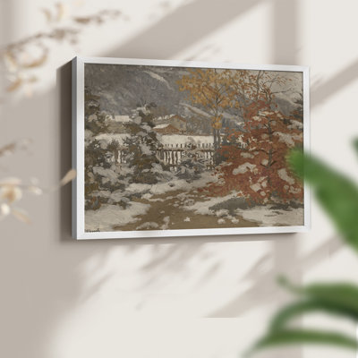 Paysages rétro-DCV-reproduction encadrée