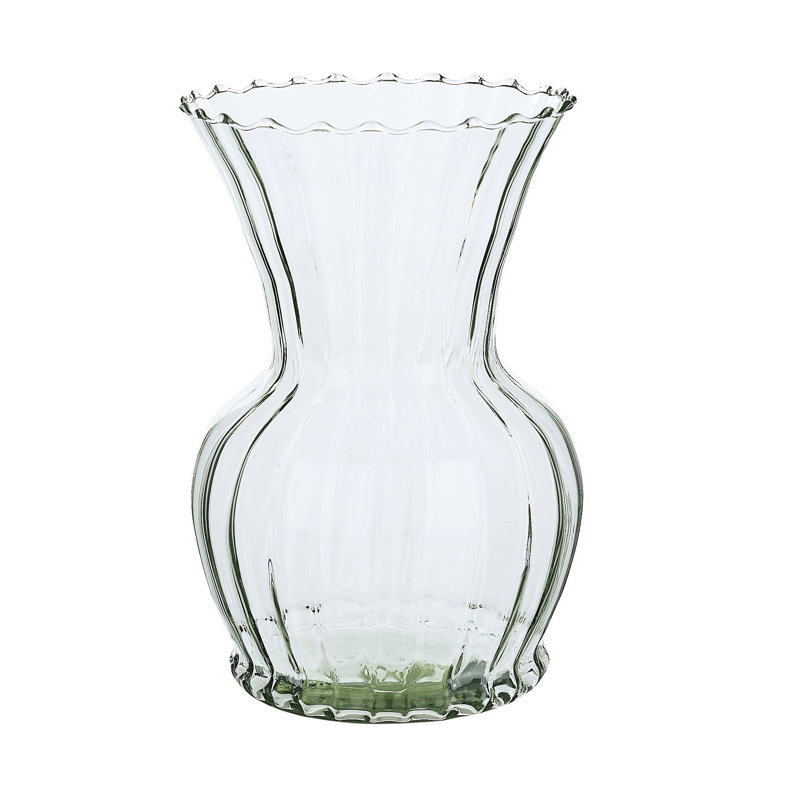 Sigune Glass Table Vase, 9" H x 6" W x 6" D